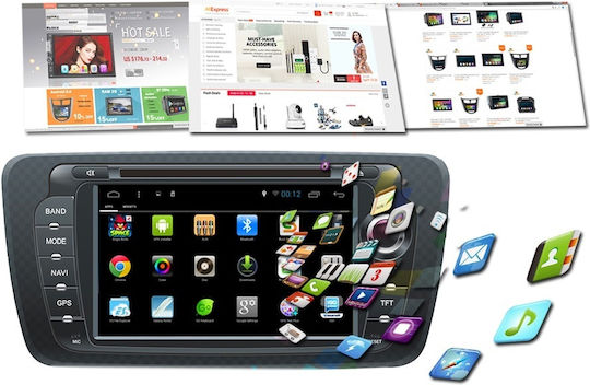 Автомобилна Аудио Система 2DIN (Блутут/USB/WiFi/GPS/Apple-Carplay/Android-Auto)