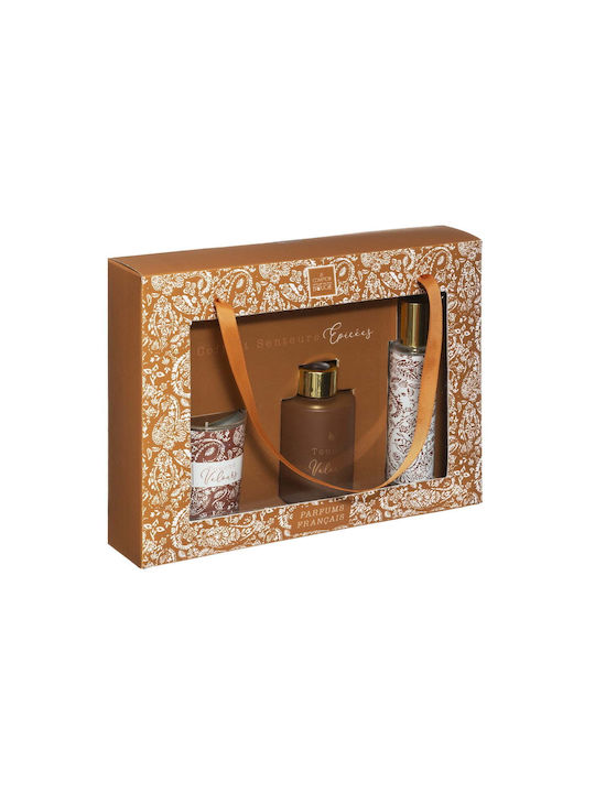Atmosphera Set of Home Fragrances Velvety Touch with Jasmine Perfume 172732V 3 Pieces 80ml