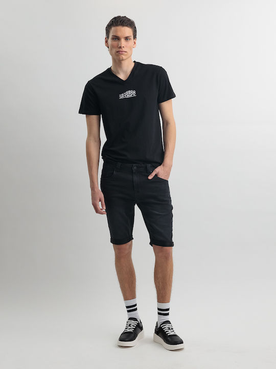 Ανδρική Βερμούδα Τζιν Black