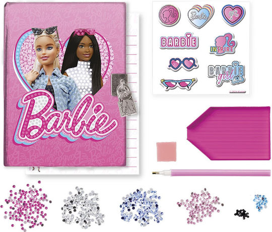 Creative Kit Totum Barbie Decorate Your Own Secret Diary Diamonds