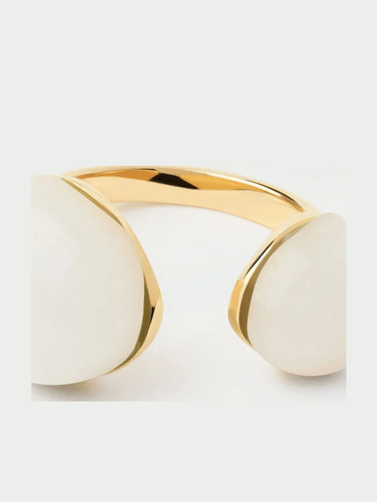 P D Paola Damen Silber Vergoldetes Ring