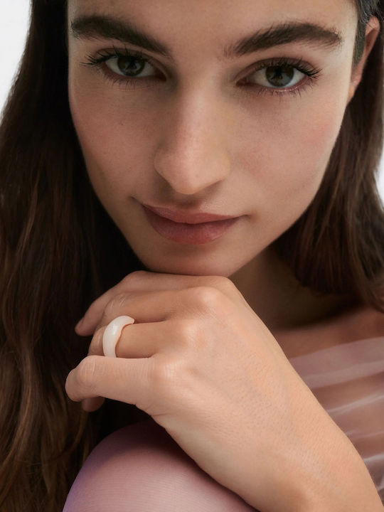 P D Paola Damen Ring mit Steinen aus Silber Vergoldet