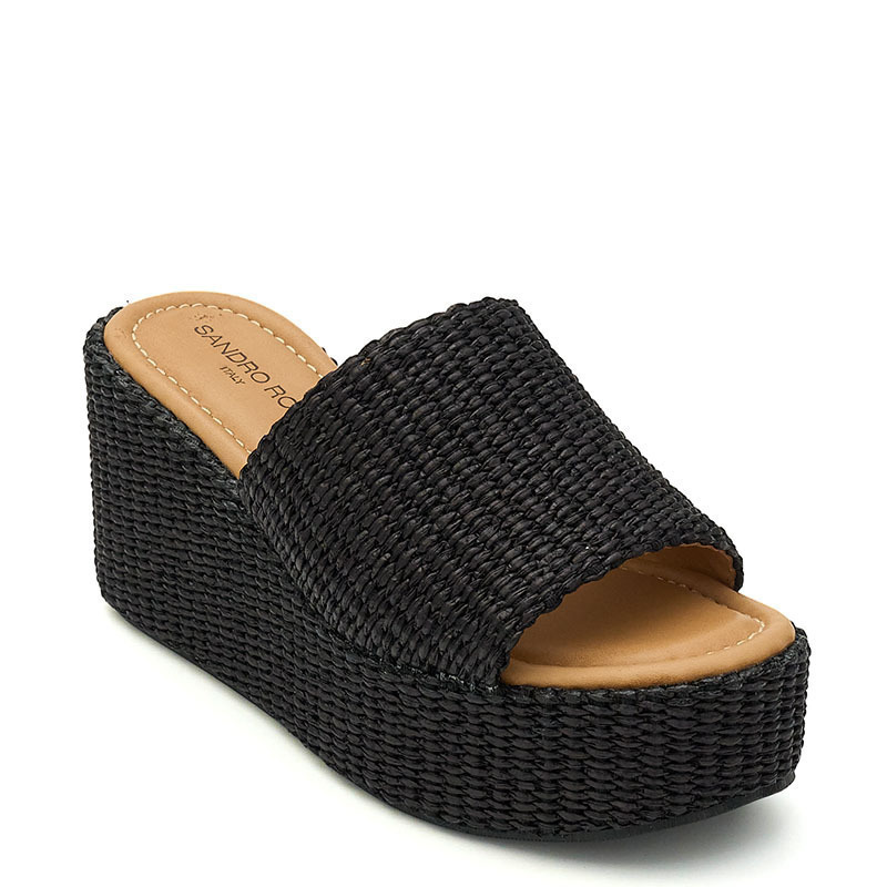 Espadrille Wedge Sandro Wedge Sandal Sandro Rosi Women's Leather