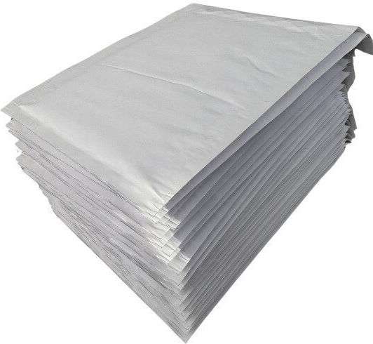 Bestpak Set Umschläge Korrespondenz mit Blasen 100Stück 35x24.5cm in Weiß Farbe