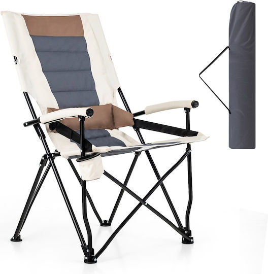 Costway Chair Beach Brown 63x72x102cm