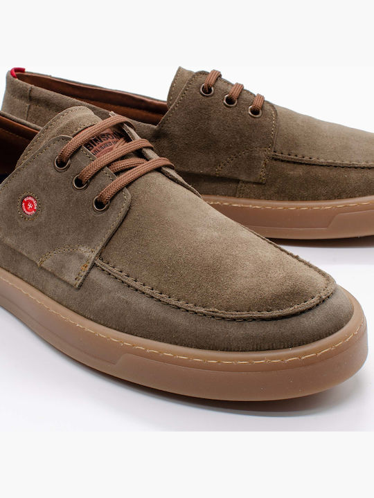 Leder Herren Mokassins Cigar
