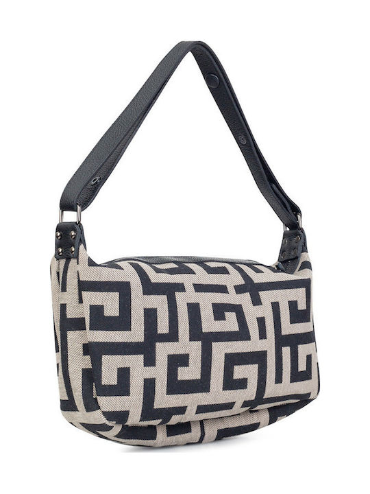 Large Women's Bag Shoulder Beige