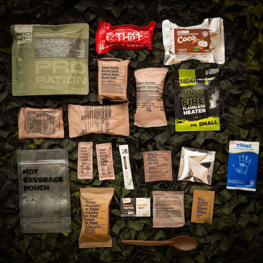 Pro Ration Ultimate Tactical Ration Halbtagesmenü 2 Fertiggericht 1910kcal 745gr - 15 Jahre