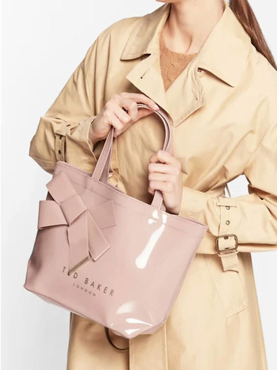 Knot Bow Γυναικεία Τσάντα Tote Χειρός Ροζ