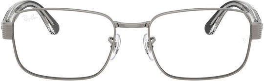 Ray Ban Men's Metal Prescription Eyeglass Frames Silver RB6529 2502