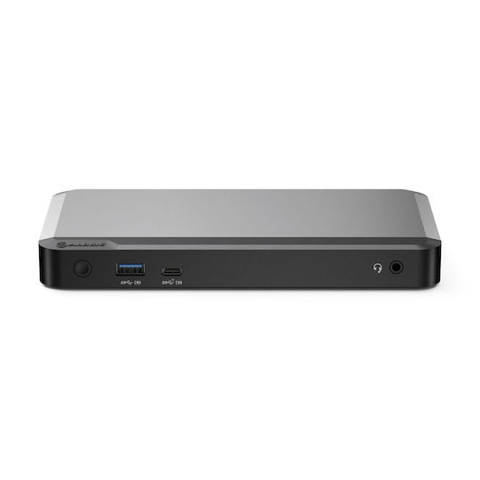 Alogic DX2 USB-C Докинг станция с DisplayPort 4K PD Етърнет и свързване 2 монитора Сив