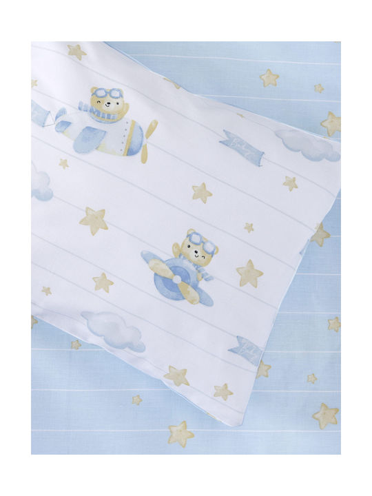 Kocoon Set Copertă de Pătuț cu Față de Pernă Beary 110x145cm. Kocoon Set Copertă de Pătuț cu Față de Pernă Beary 110x145cm.