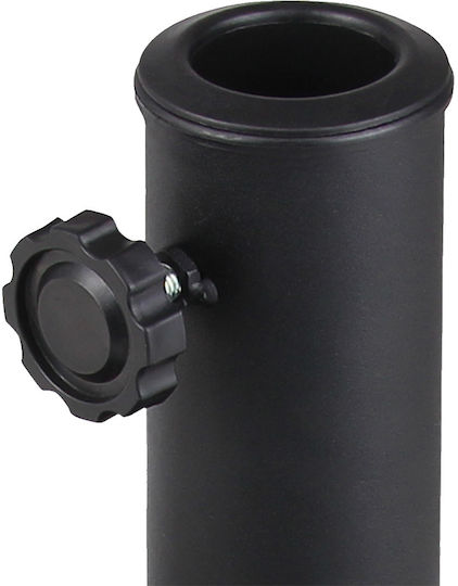 Deuba Stand de umbrelă din Fontă în Culoare Negru 50x31x31cm