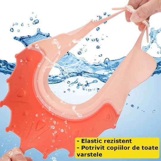 Bonetă de protecție pentru spălat Roz 1buc