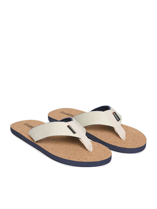Slapi Bărbați Flip Flops Albi