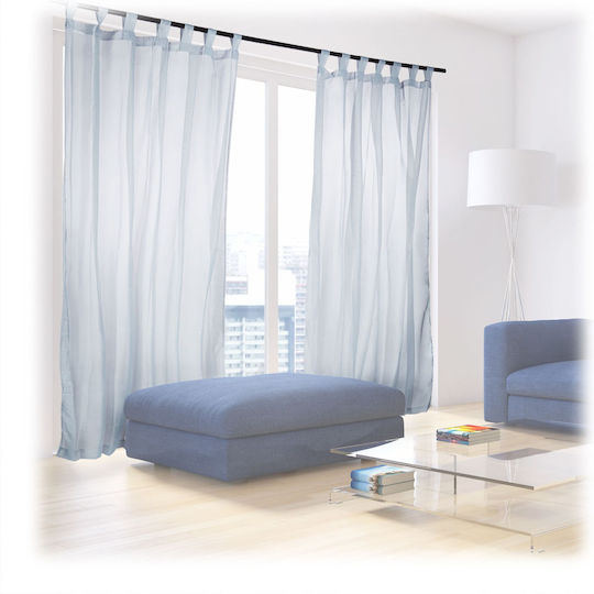 Set 2 perdele Relaxdays gri 245 x 140 x 0,1 cm Set 2 perdele Relaxdays gri 245 x 140 x 0,1 cm