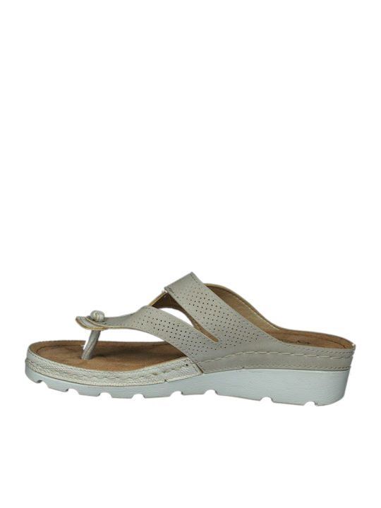 Anatomische Damenplattformen Beige
