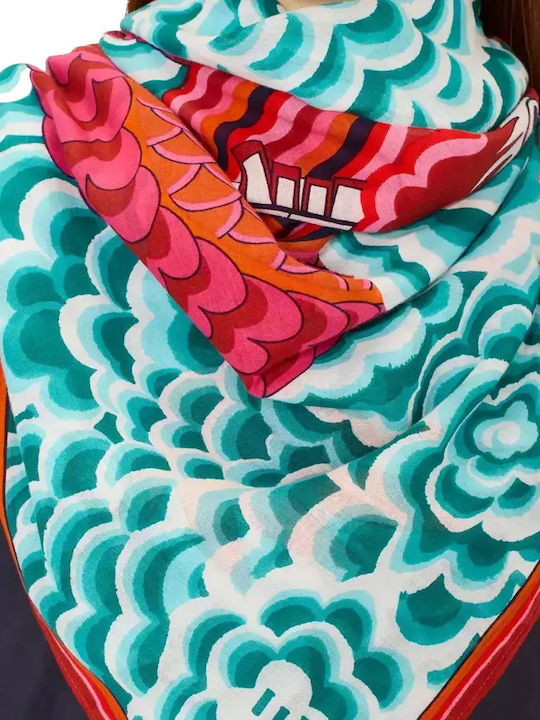 InouI Women's Scarf Turquoise