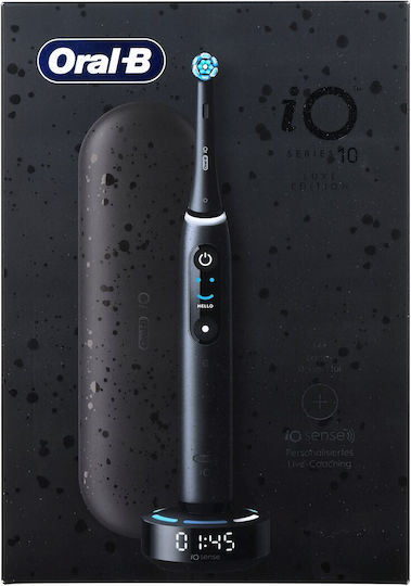 Oral-B iO Series 2 Electric Toothbrush with Pressure Sensor and Travel Case Night Black / Forest Green