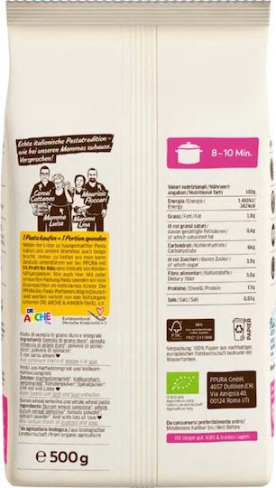 Ppura Farfalle Integrale Produs Organic 500gr