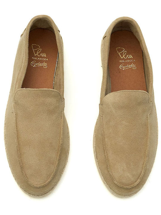 Suede Ανδρικές Εσπαντρίγιες σε Μπλε Χρώμα
