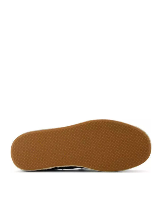 Santiago Leather Men's Espadrilles in Black Color