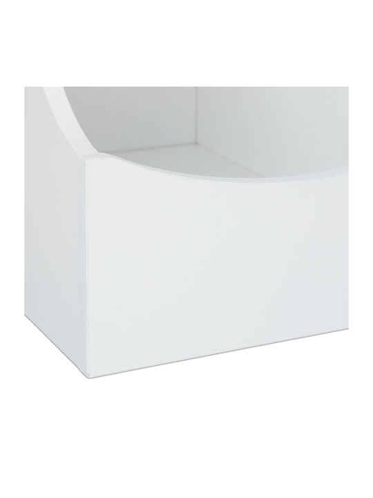 Comodă pentru copii Alb cu 3 sertare 75x80x40buc