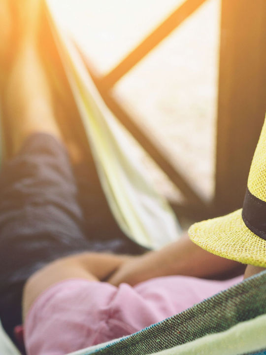 Relaxdays Хамак Двойна Текстил Син 250x150бр