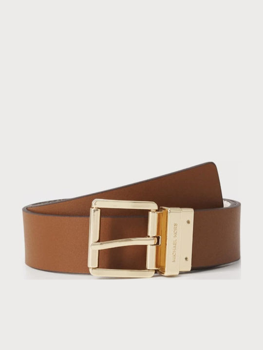 Leather Women's Belt Tabac Brown