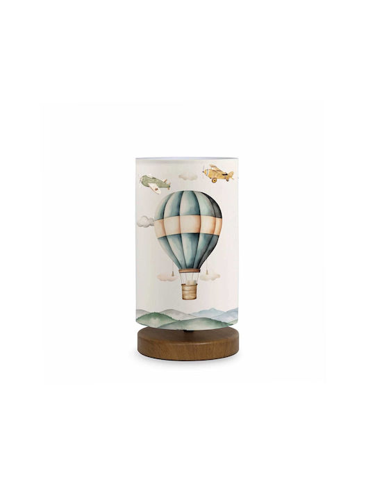 GloboStar Kinder Nachttischlampe Ballon Mehrfarbig 15x15x30εκ.
