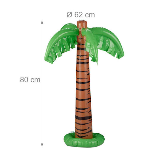 Inflatable Palm Tree Relaxdays Decorative Dimensions 80 X 62 Cm