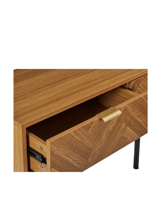 Felix Konsolentisch aus Holz & Metall M100xB35xH80cm