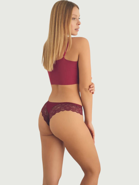 Esmeralda Βαμβακερά Women's Brazil MultiPack with Lace Colorful