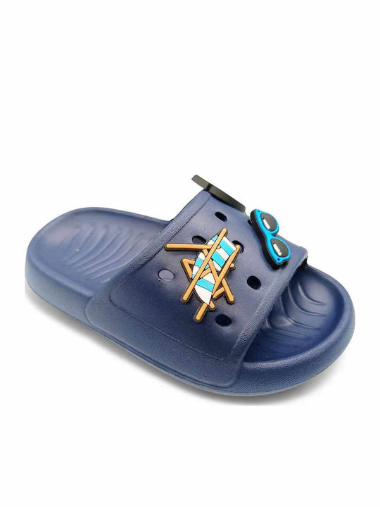 Παιδικές Σαγιονάρες Slides Navy Μπλε