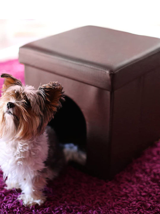 Dog Stool Bedding Brown