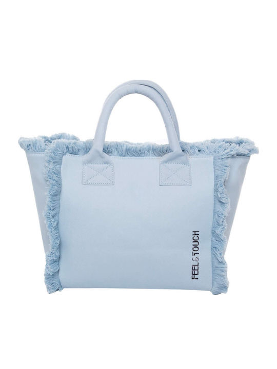 Feel & Touch Caribbean Stoff Strandtasche Wasserdicht Blau