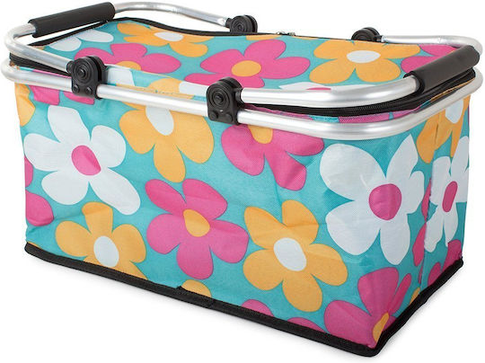 Geantă Termică de Picnic Tecos Pliabilă pentru Cumpărături Depozitare la Rece Dimensiuni 44x23x22cm Multicolor Ideală pentru Excursii în Aer Liber Menținerea Alimentelor la Temperatura Optimă