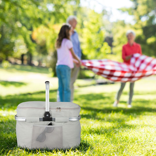 Insulated Bag Foldable Carrying Handle Side Pocket 45 x 43 x 30.5 cm
