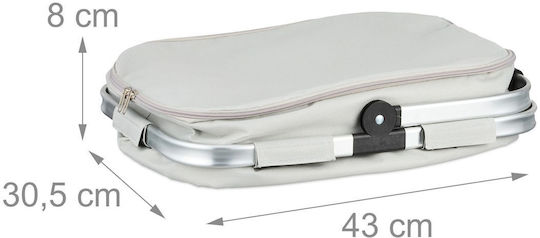 Insulated Bag Foldable Carrying Handle Side Pocket 45 x 43 x 30.5 cm