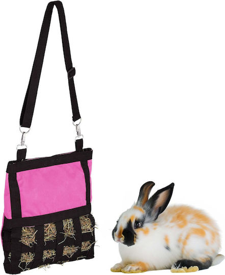 Fan Bag Small Animals Relaxdays Black Pink Dimensions 30 x 30 cm