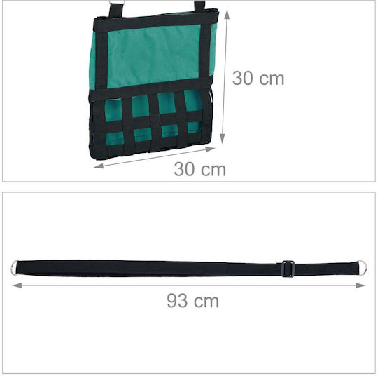 Geantă Ventilator Animale Mici Relaxdays Negru Verde Dimensiuni 30 X 30 Cm
