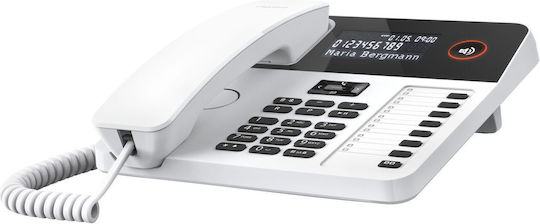 Gigaset Desk600 Corded Office Phone White S30350-H224-B102