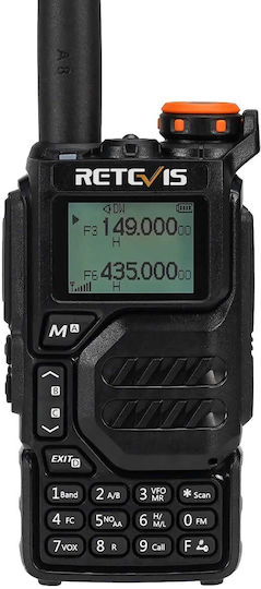 Retevis RA79 EU Ασύρματος Πομποδέκτης UHF/VHF 5W με Μονόχρωμη Οθόνη