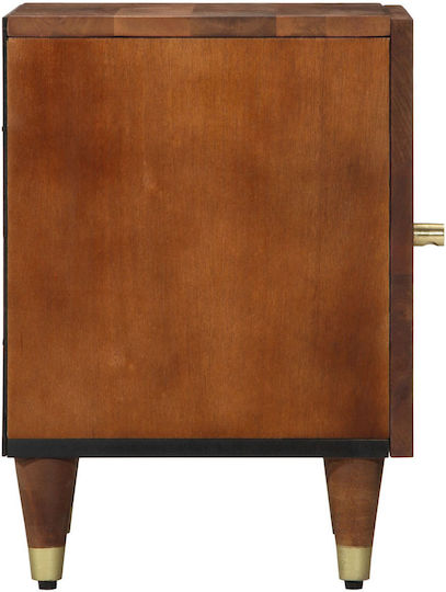 Bedside Table from Solid Mango Wood 40x33x46cm