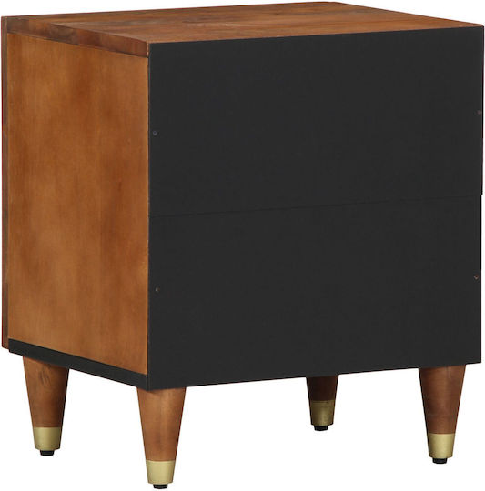 Bedside Table from Solid Mango Wood 40x33x46cm