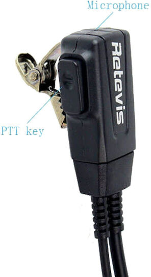 Retevis C9020A Ακουστικό Walkie Talkie Συμβατό με Midland