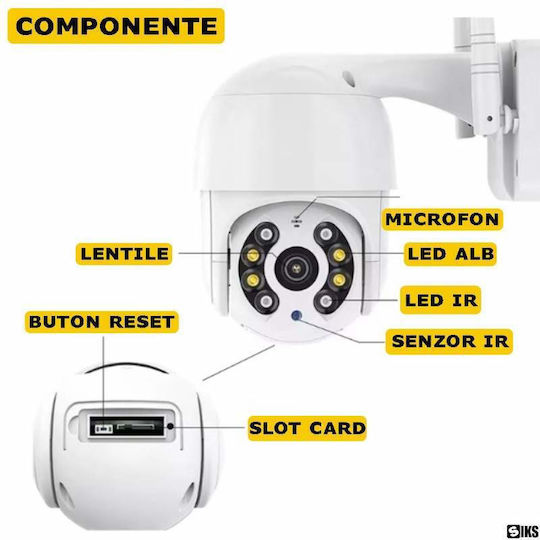 IP Κάμερα Παρακολούθησης Wi-Fi Full HD+ 5MP Αδιάβροχη με Αμφίδρομη Επικοινωνία
