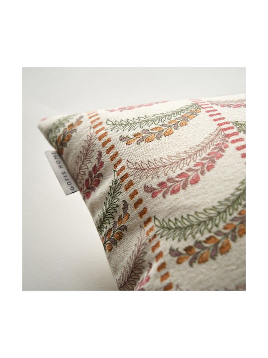 Gofis Home Gofis Home Decorative Pillow Case Melinda in 100% Cotton Beige 30x45cm