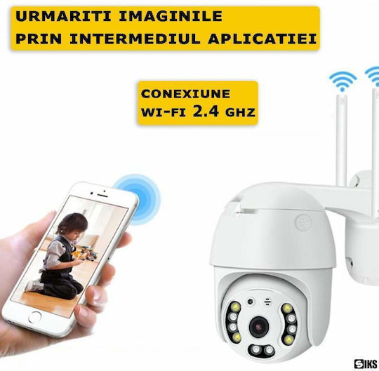 IP Κάμερα Παρακολούθησης Wi-Fi 4K Αδιάβροχη με Αμφίδρομη Επικοινωνία