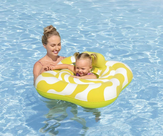 Bestway Kids' Swim Ring with Diameter 76cm. from 1 Years Old Yellow